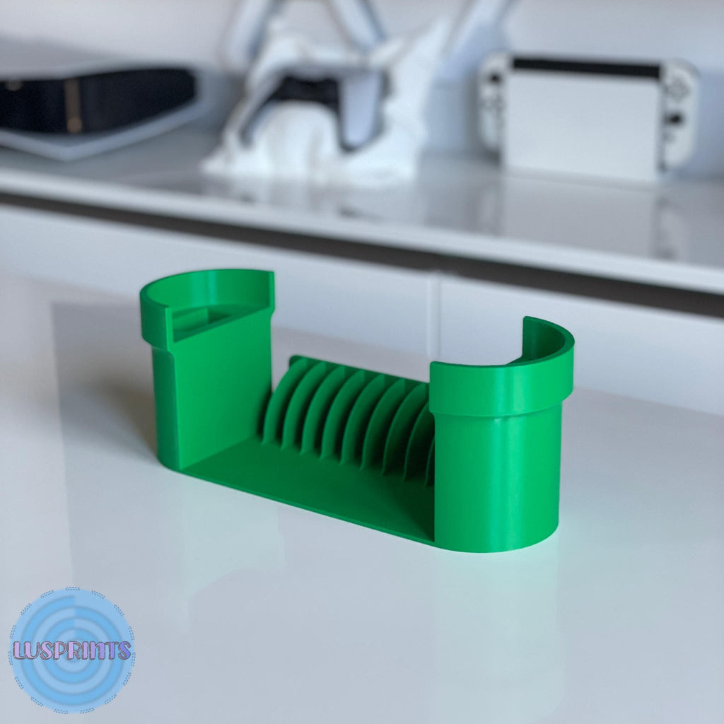 Switch Spielehalter + Joy - Con Halter Organizer im coolen Rohr - Design - Printaztik