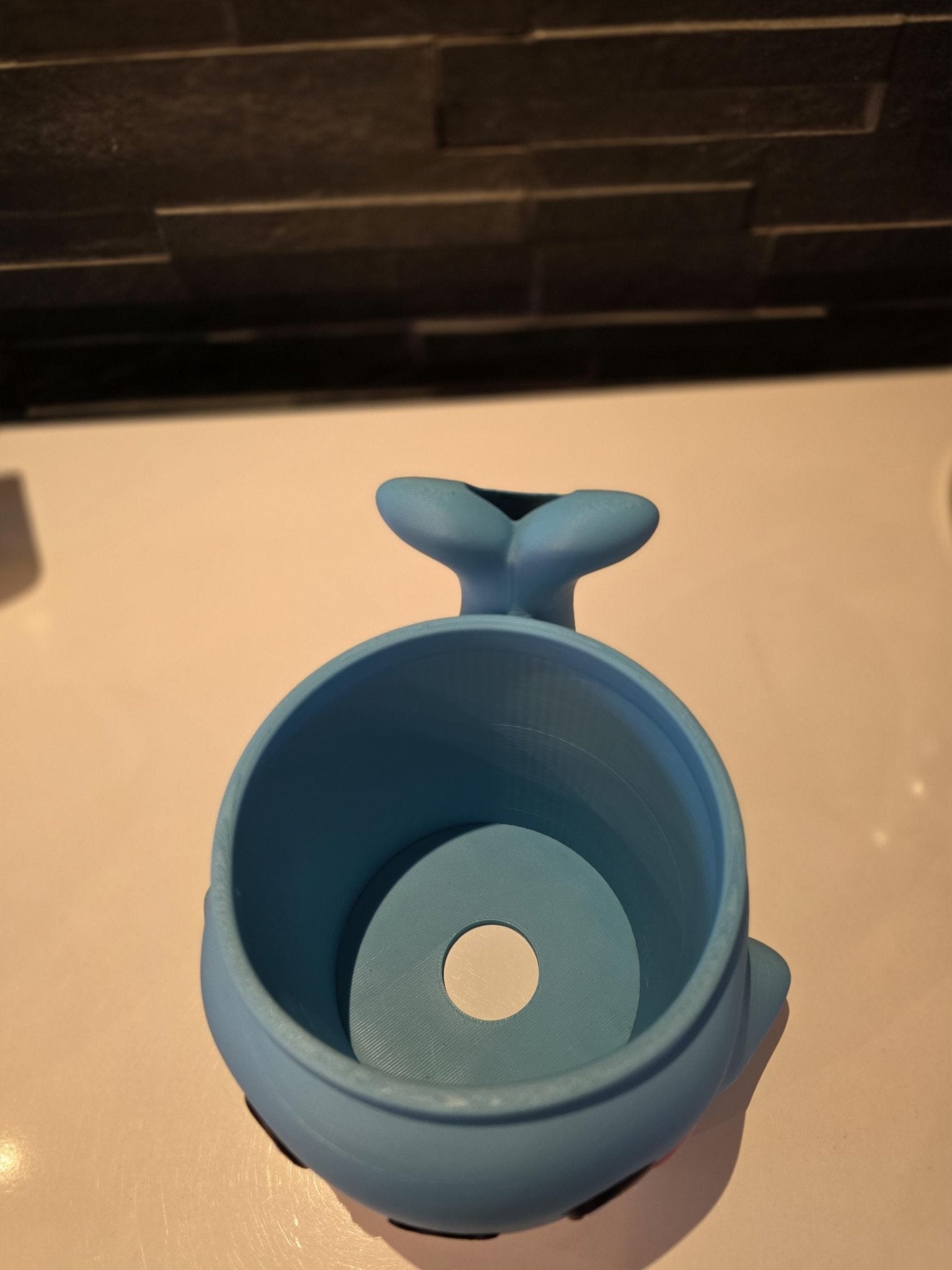 Wal Eisbecher Halter | Für Ben & Jerry's Co. | Nie wieder kalte Hände | 3D gedruckte Unikat Deko | Eisliebhaber Geschenk | printaztik