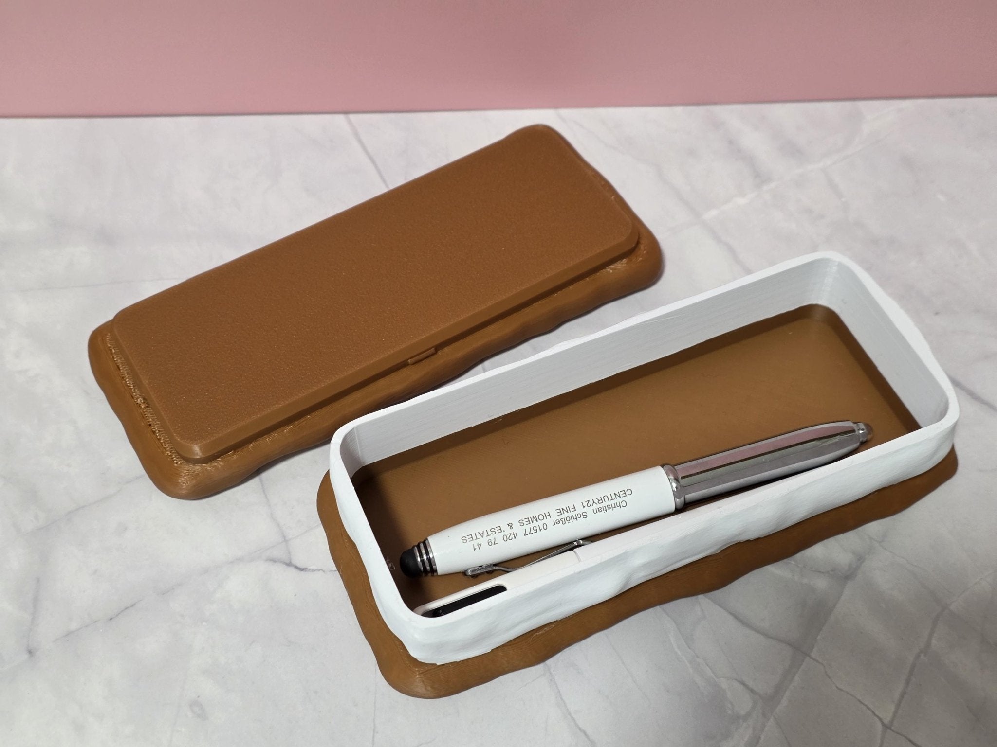 3D Keks Stiftebox – Lustiger Stiftehalter und Organizer – Candy Case – Büro Geschenk für Lehrer, Schüler, Kollegen – Handmade Deko - Printaztik