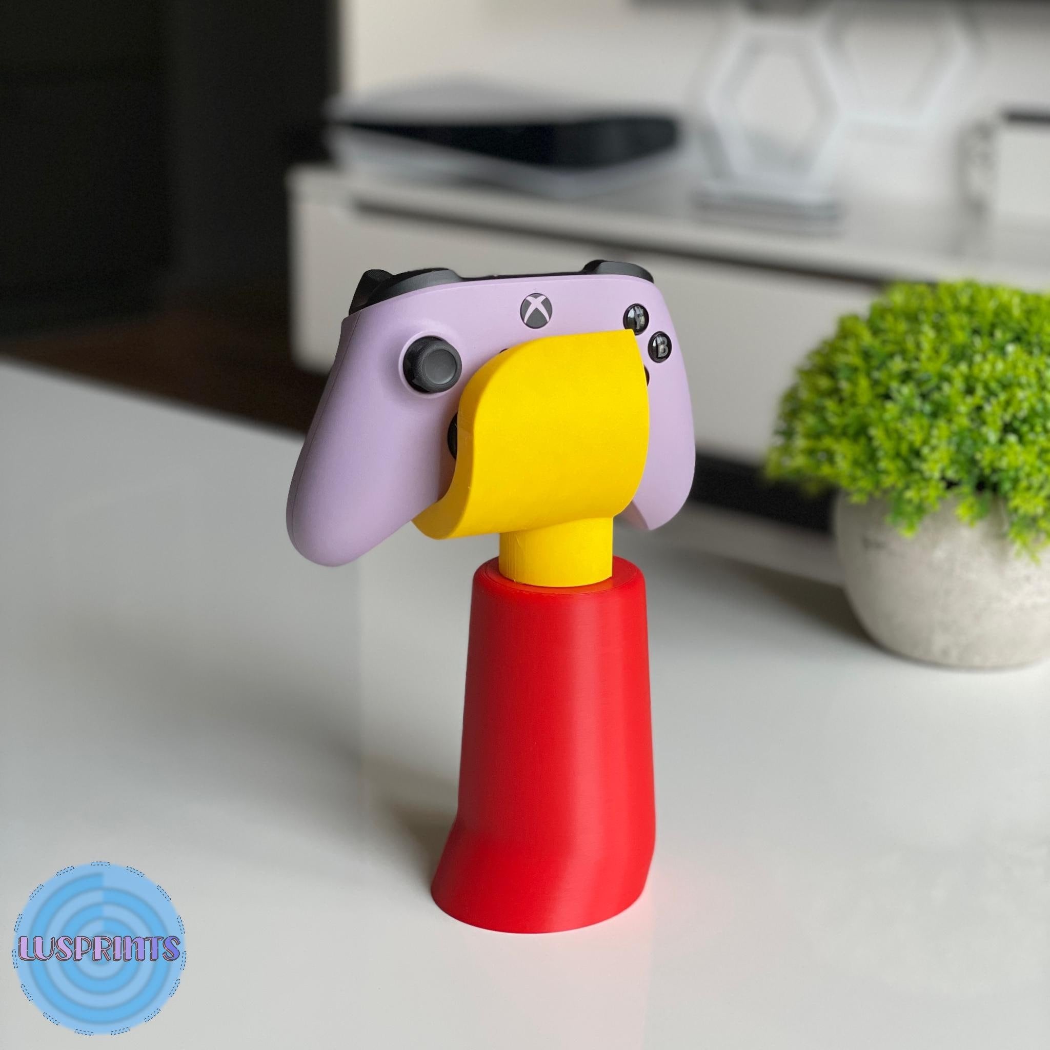 Xbox Controller Stand Halterung, Universal Headset Halter im Lego Stil, Unikat 3D gedruckt