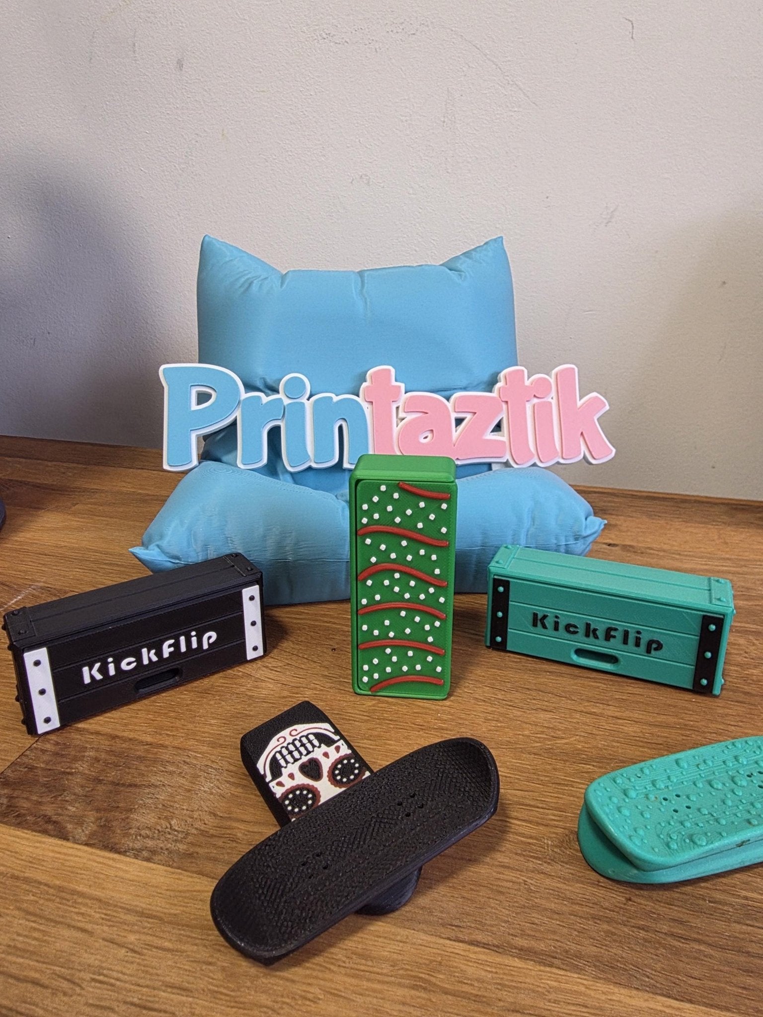 Magnet Kickflip Fidget • Skateboard Slider • Fidget Toy • Anti-Stress Tool • Magnetisches Flip Spielzeug • Geschenk für Fidget Fans Versan