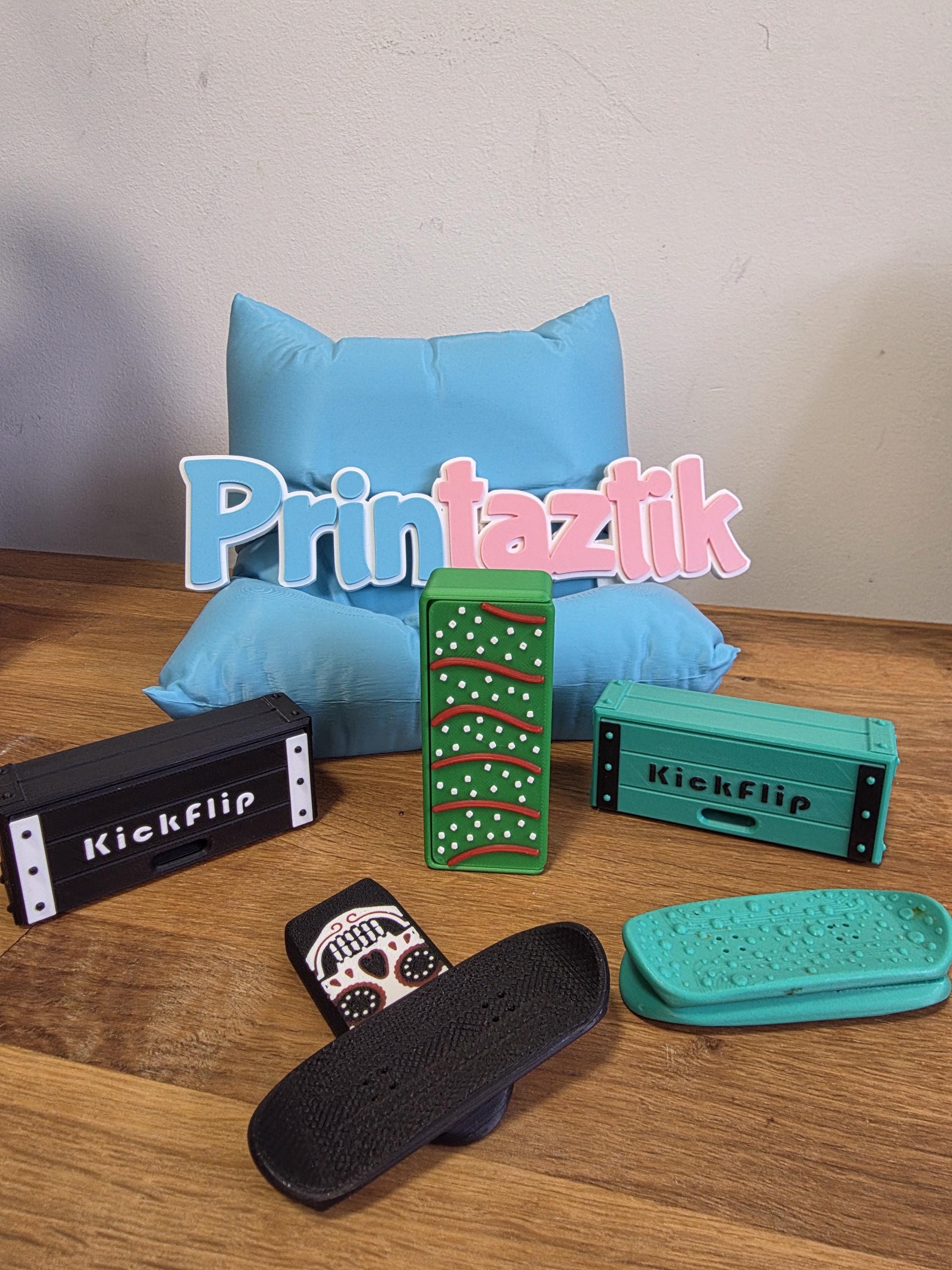 Magnet Kickflip Fidget • Skateboard Slider • Fidget Toy • Anti-Stress Tool • Magnetisches Flip Spielzeug • Geschenk für Fidget Fans Versan