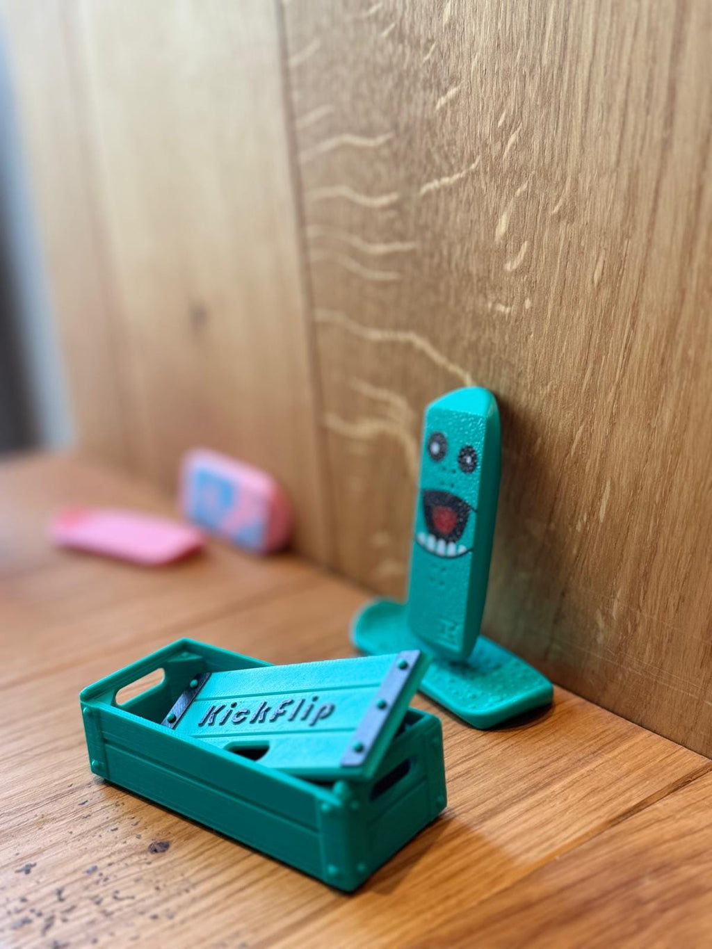 Magnetisches Kickflip Fidget in 3D-Druck – Mini Skateboard Spielzeug für Stressabbau und Fokus