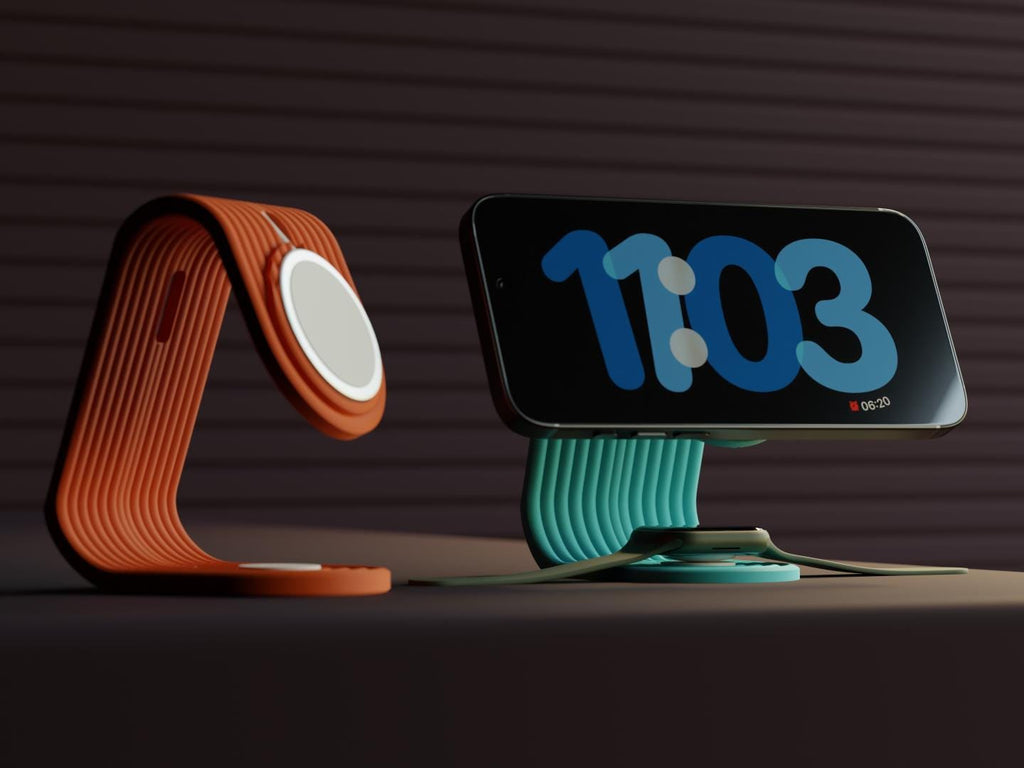 3 - in - 1 MagSafe Charging Stand | Skulpturale Ladestation - Printaztik