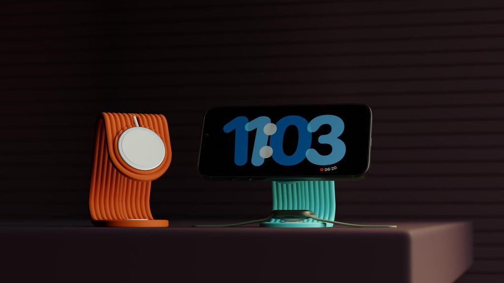 3 - in - 1 MagSafe Charging Stand | Skulpturale Ladestation - Printaztik