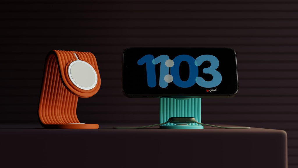 3 - in - 1 MagSafe Charging Stand | Skulpturale Ladestation - Printaztik