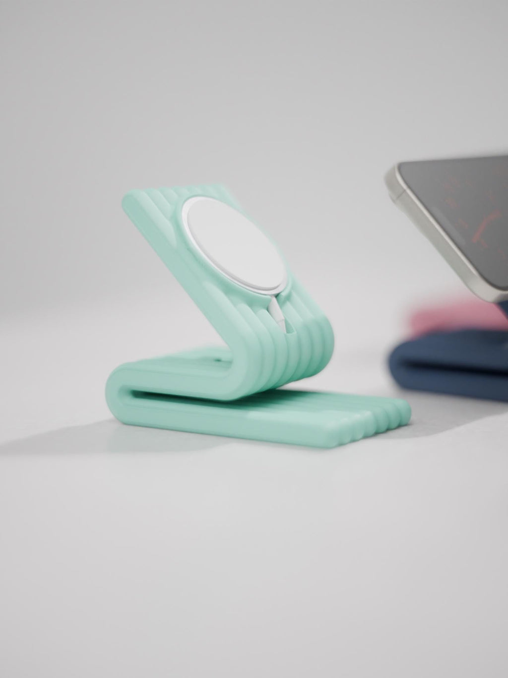 MagSafe Standby Halter | Minimalistisches Rippen - Design | Custom Fit - Printaztik