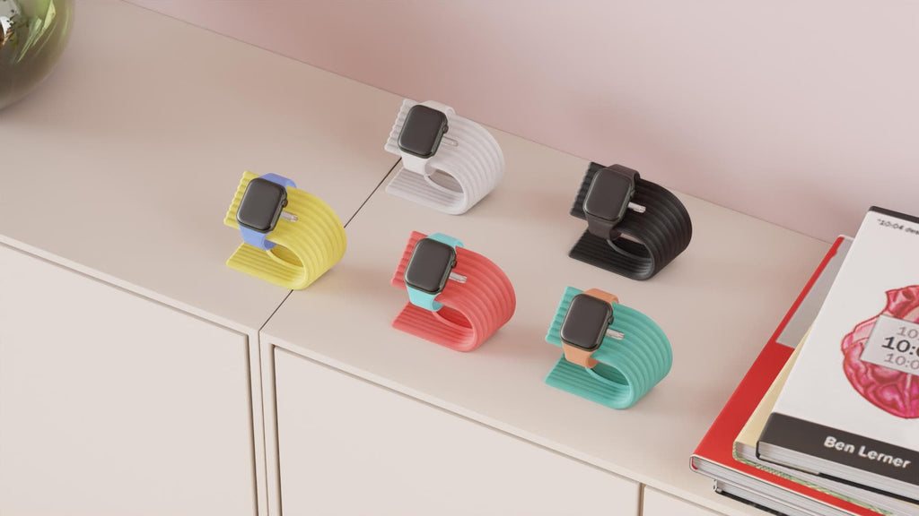 Apple Watch Ladehalter | Eleganter Uhrenständer | Für Original Ladepuck | Minimalistisches Design | Wunschfarbe möglich | Dockingstation