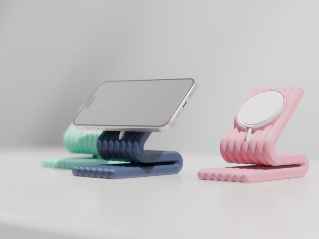 MagSafe Standby Halter | Minimalistisches Rippen - Design | Custom Fit - Printaztik