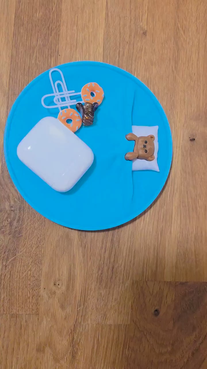 Bear Ablage – Süßes Bärchen Tablett | Kawaii Organizer Schmuck, AirPods, Schlüssel | Geschenkidee | Deko Schale für Büro & Kinderzimmer